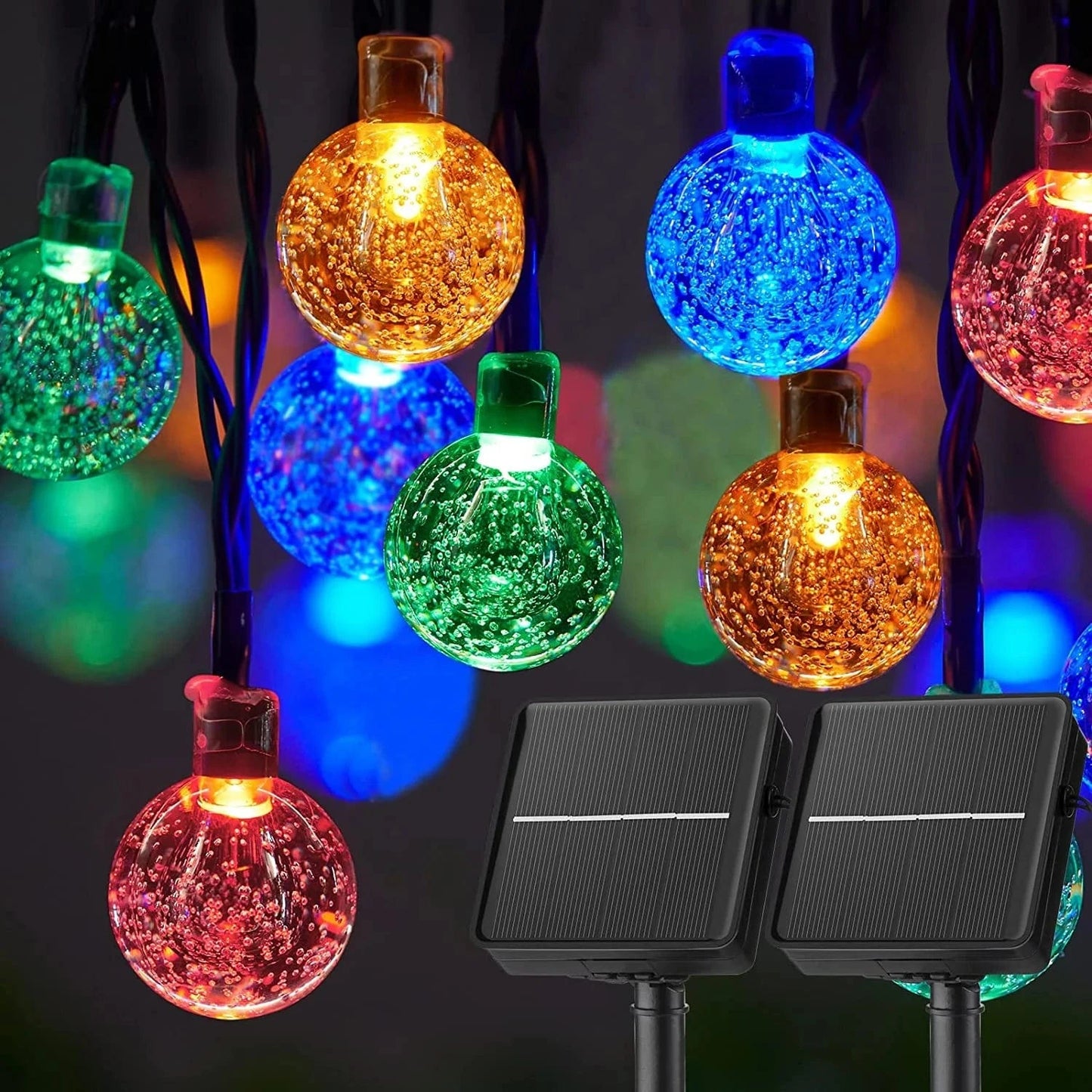 LED Outdoor Solar String Lights