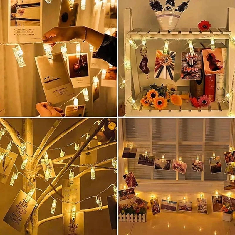 Photo Clip Fairy Lights