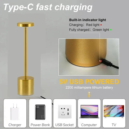 Simple Touch Sensor LED Table Lamp