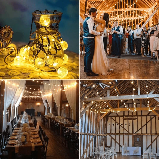 LED Outdoor Solar String Lights